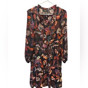 MAIA BEAUTIFUL Long Sleeve Floral Dress PTP 20